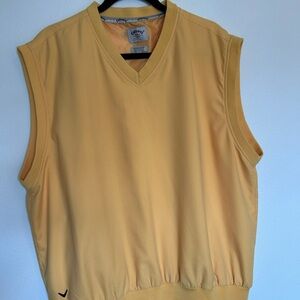 Callaway Yellow Golf Vest
